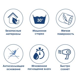 Wasserkraft Vils BM-1061 Dark Shadow Коврик для ванной комнаты